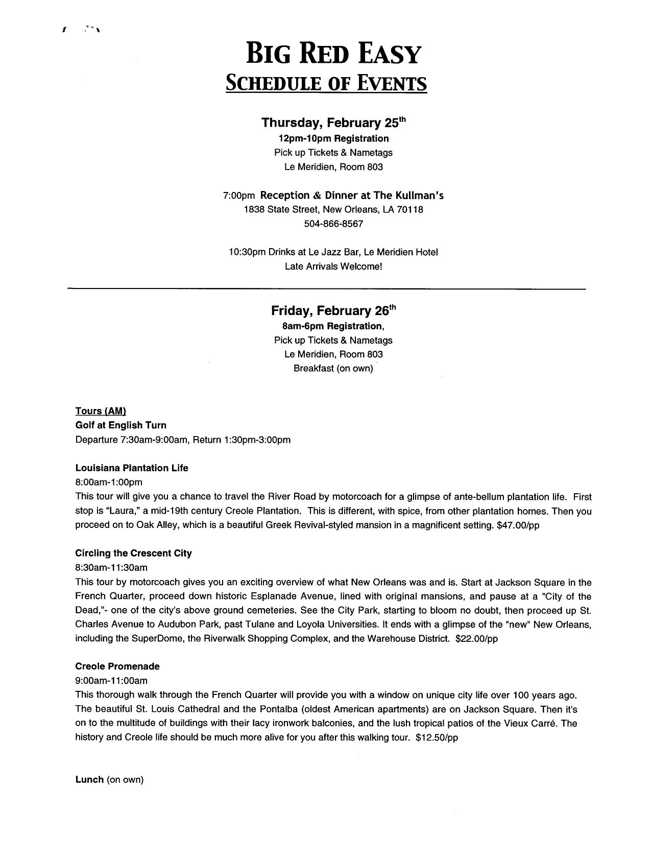 Big Red Easy Program - Page 9